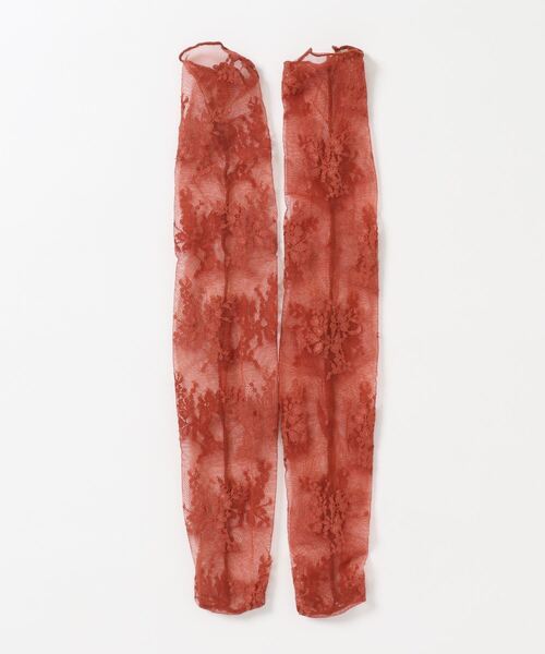 c.u.l（シーユーエル）の「【c.u.l】【単品販売】 フラワーデザイン 花柄レースソックス cula149（ソックス/靴下・レディース・ホワイト/ブラック/ベージュ/ブラウン/グレー/オレンジ/ブルーグレー/ライトベージュ・FREE）」の11枚目の写真