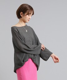 DouDou | 【新色追加】和紙メッシュプルオーバー(ニット/セーター)