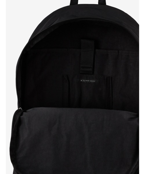 ARMANI EXCHANGE（アルマーニエクスチェンジ）の「【A|X アルマーニ エクスチェンジ】ICON ナイロンバックパック（バックパック/リュック・メンズ・ブラック・FREE）」の7枚目の写真