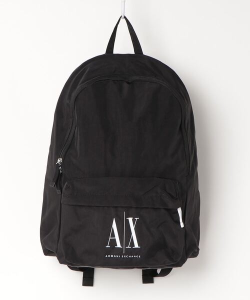 ARMANI EXCHANGE（アルマーニエクスチェンジ）の「【A|X アルマーニ エクスチェンジ】ICON ナイロンバックパック（バックパック/リュック・メンズ・ブラック・FREE）」の3枚目の写真