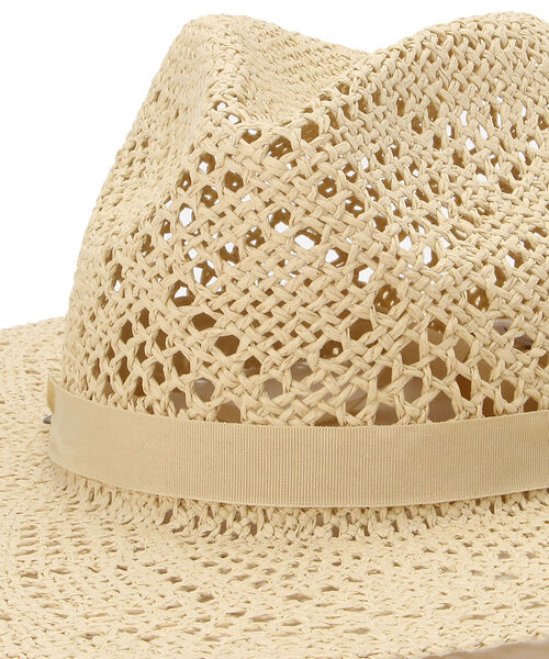 AVIREX（アヴィレックス）の「透かし網ハット/ HAT（ハット・レディース・ベージュ/オフホワイト・FREE）」の6枚目の写真