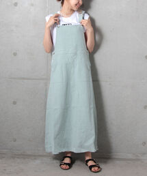 fredy repit | リネンスラブジャンスカ(ジャンパースカート)