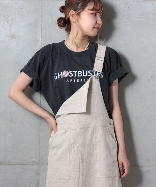 fredy repit（フレディレピ）の「リネンスラブジャンスカ（ジャンパースカート・レディース・チャコールグレー/ベージュ/サックスブルー・38）」の14枚目の写真