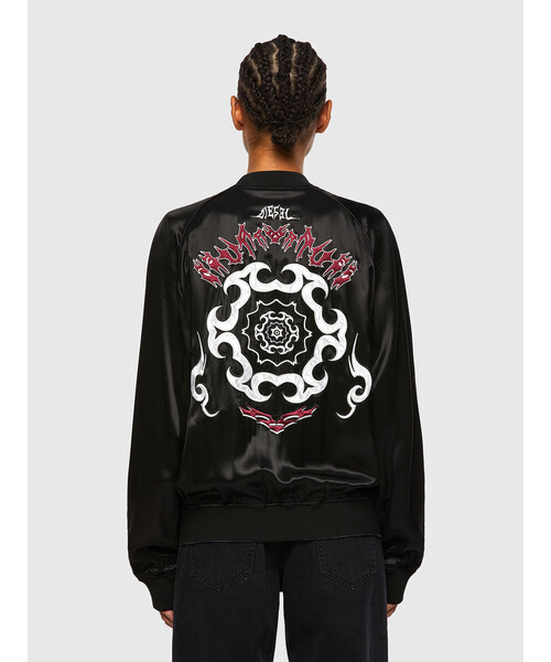 DIESEL（ディーゼル）の「メンズ ジャケット ボンバージャケット（ブルゾン・メンズ・ホワイト/ブラック・SMALL/MEDIUM/LARGE/X-LARGE/XX-LARGE/X-SMALL）」の7枚目の写真