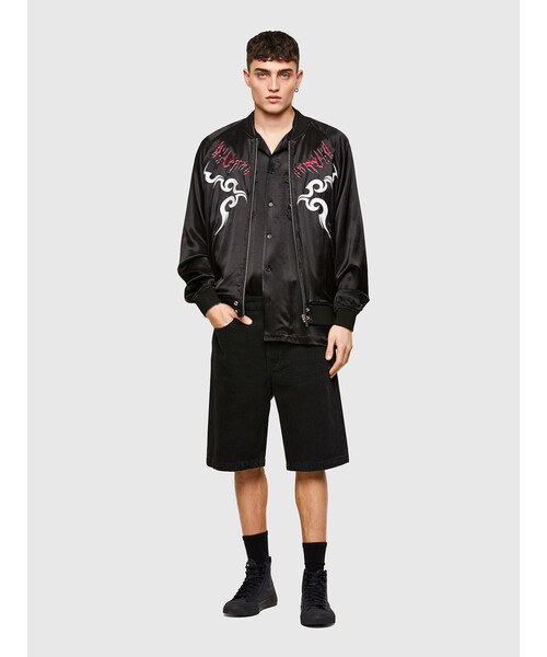 DIESEL（ディーゼル）の「メンズ ジャケット ボンバージャケット（ブルゾン・メンズ・ホワイト/ブラック・SMALL/MEDIUM/LARGE/X-LARGE/XX-LARGE/X-SMALL）」の18枚目の写真