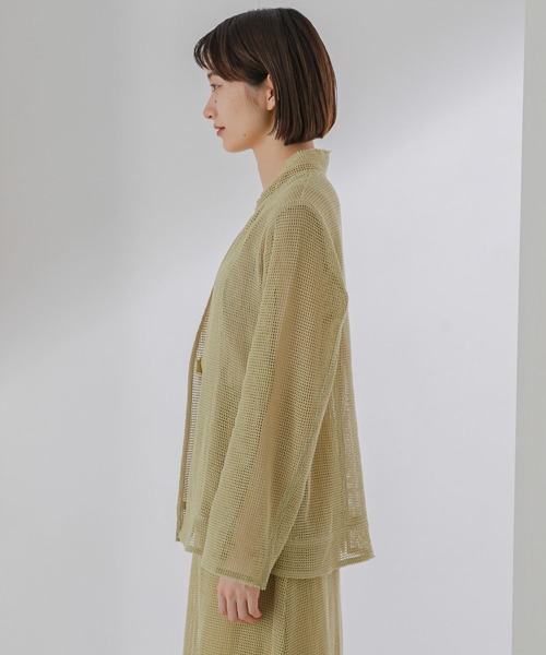 KBF(ケイビーエフ)の「メッシュジャケット(その他アウター・レディース・ライトカーキ/ナチュラル/グリーン系その他・ONE)」の15枚目の写真