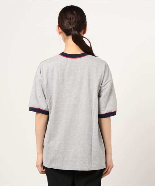 Figments(フィグメンツ)の「CrackerリンガーTシャツ(Tシャツ/カットソー・レディース・ホワイト/グレー・FREE)」の10枚目の写真