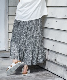 CRAFT STANDARD BOUTIQUE | ワッシャーサテンペプラムスカート　＊◇(スカート)