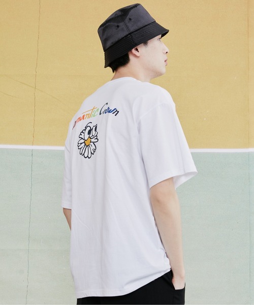 ROMANTIC CROWNのREVERSE LOGO TEE SHIRT 全2色 OY - RECENT LOGO FLOWER TEE 花柄 romantic crownの通販 by the