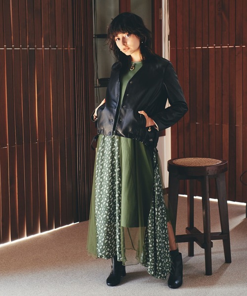 LAYMEE（レイミー）の「Vine leather JKT / ヴァインレザージャケット（ライダースジャケット・レディース・ブラック・FREE）」の17枚目の写真