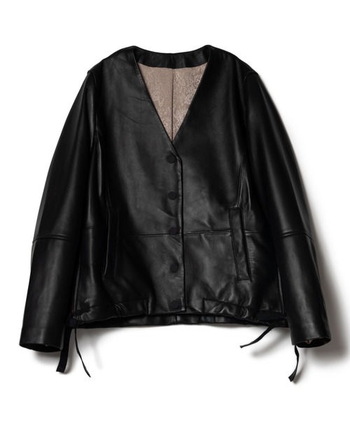 ♠【リプレイ】✨美品　ライダースジャケット　イケてる　付属牛革　ブラック/黒　M COMME des GARCONS コムデギャルソン BLACK MARKET ブラック