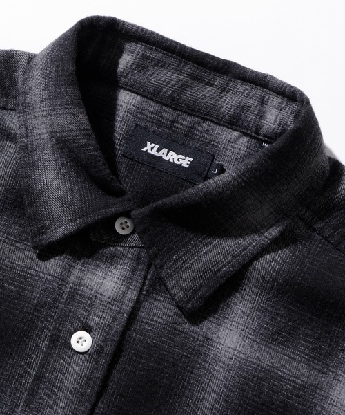 XLARGE（エクストララージ）の「PATCHED FLANNEL SHIRT（シャツ/ブラウス・メンズ・ブラック/ブラウン・S/M/L/XL）」の7枚目の写真