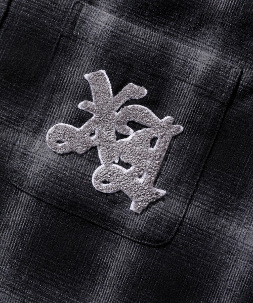 XLARGE（エクストララージ）の「PATCHED FLANNEL SHIRT（シャツ/ブラウス・メンズ・ブラック/ブラウン・S/M/L/XL）」の8枚目の写真