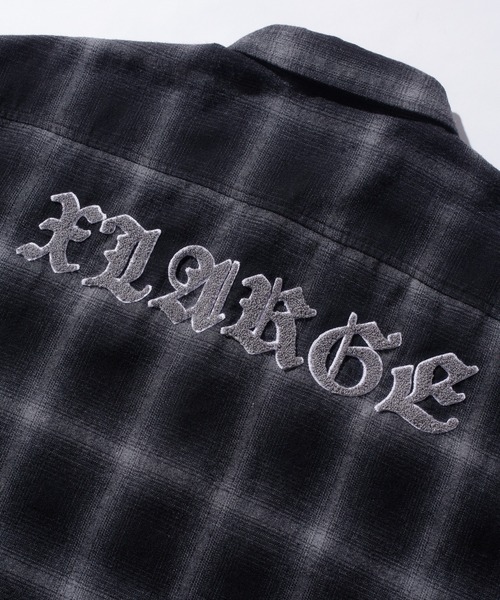 XLARGE（エクストララージ）の「PATCHED FLANNEL SHIRT（シャツ/ブラウス・メンズ・ブラック/ブラウン・S/M/L/XL）」の9枚目の写真