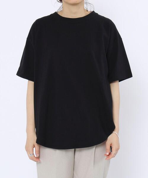 coen(コーエン)の「機能付きマチラウンドTシャツ(Tシャツ/カットソー・レディース・オレンジ系その他/ライム/オフホワイト/ブラック・LARGE/MEDIUM)」の13枚目の写真
