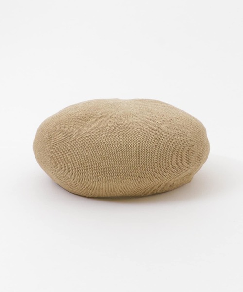SENSE OF PLACE by URBAN RESEARCH（センスオブプレイスバイアーバンリサーチ）の「リネン混サーモベレー（ハンチング/ベレー帽・レディース・ブラック/ベージュ/ブラウン・ONE）」の9枚目の写真