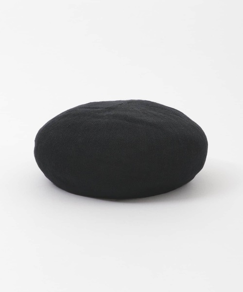 SENSE OF PLACE by URBAN RESEARCH（センスオブプレイスバイアーバンリサーチ）の「リネン混サーモベレー（ハンチング/ベレー帽・レディース・ブラック/ベージュ/ブラウン・ONE）」の10枚目の写真