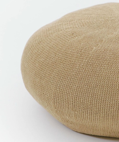 SENSE OF PLACE by URBAN RESEARCH（センスオブプレイスバイアーバンリサーチ）の「リネン混サーモベレー（ハンチング/ベレー帽・レディース・ブラック/ベージュ/ブラウン・ONE）」の14枚目の写真