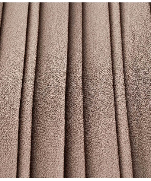 NEWYORKER（ニューヨーカー）の「チリメンジョーゼット プリーツスカート（スカート・レディース・ライトグリーン/ベージュ・7号/11号/9号）」の8枚目の写真