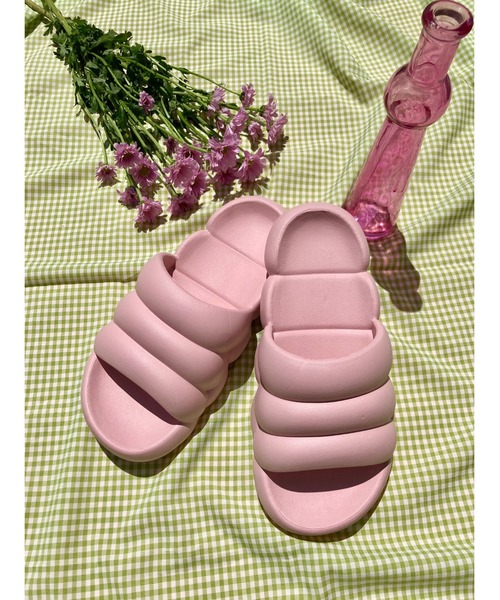 WC（ダブル シー）の「ソフトクリームサンダル（サンダル・レディース・ホワイト/ブラック/ピンク/グリーン・SMALL/MEDIUM）」の4枚目の写真