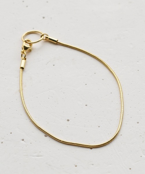 GOLDY（ゴールディ）の「カラー ビーズ × ポイント メタル レイヤード ブレスレット（ブレスレット・レディース・ホワイト/ライトグレー/ブラック/ライトピンク・FREE）」の14枚目の写真