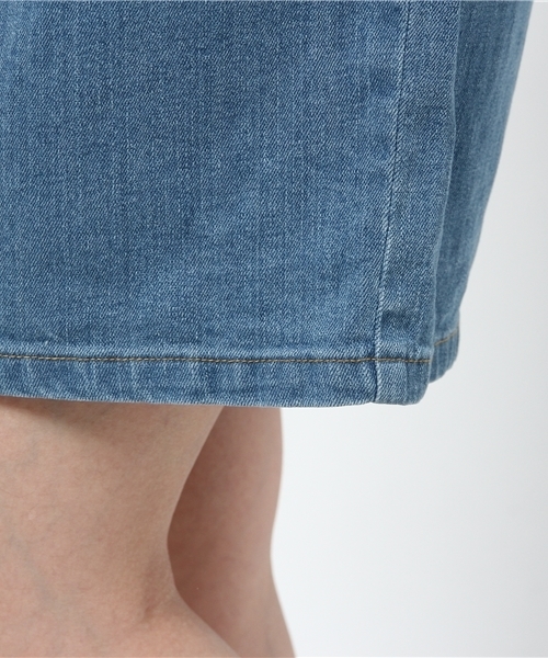 WEGO（ウィゴー）の「WEGO/デニムコクーンスカート（デニムスカート・レディース・インディゴブルー/ダークインディゴブルー・FREE）」の4枚目の写真