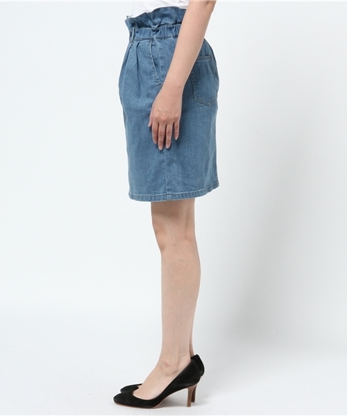 WEGO（ウィゴー）の「WEGO/デニムコクーンスカート（デニムスカート・レディース・インディゴブルー/ダークインディゴブルー・FREE）」の7枚目の写真
