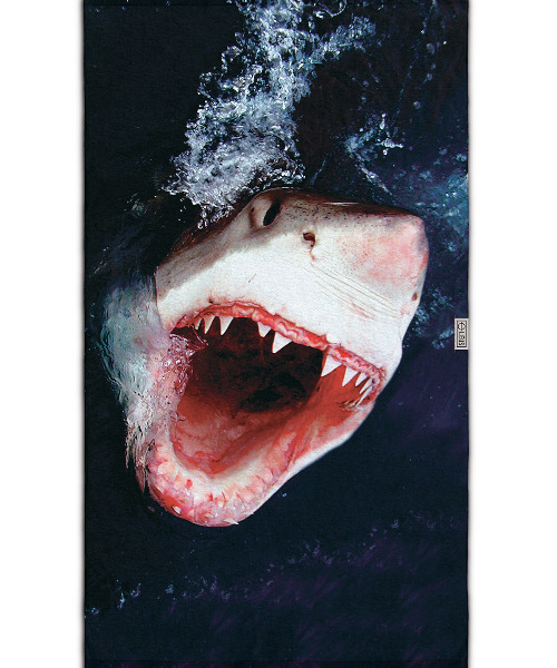 ムラサキスポーツ(ムラサキスポーツ)の「LEUS/レウス ビーチタオル BEACH GREAT WHITE 01DIGWBL(タオル・メンズ・ブルー系その他・FREE)」の1枚目の写真