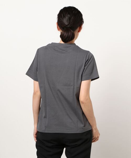 KOBE LETTUCE（コウベレタス）の「選べる2タイプ 半袖ロゴTシャツ（Tシャツ/カットソー・レディース・オフホワイト/チャコール/ホワイト系その他/グレー系その他・FREE）」の12枚目の写真