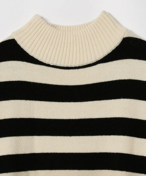 CAROLINA GLASER(カロリナ グレイサー)の「CAROLINA GLASER / ニット ボーダーワンピース(ワンピース・レディース・ネイビー/オフホワイト・ONE SIZE)」の16枚目の写真