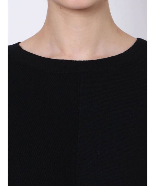 ELENDEEK（エレンディーク）の「ショートニットフレアヘムカットソーセット（Tシャツ/カットソー・レディース・ホワイト/ライトベージュ/ブラック・FREE）」の10枚目の写真