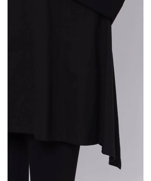 ELENDEEK（エレンディーク）の「ショートニットフレアヘムカットソーセット（Tシャツ/カットソー・レディース・ホワイト/ライトベージュ/ブラック・FREE）」の12枚目の写真