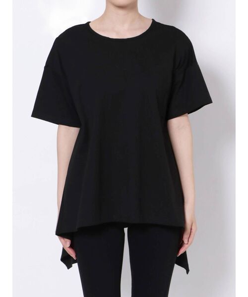 ELENDEEK（エレンディーク）の「ショートニットフレアヘムカットソーセット（Tシャツ/カットソー・レディース・ホワイト/ライトベージュ/ブラック・FREE）」の13枚目の写真