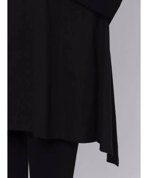 ELENDEEK（エレンディーク）の「ショートニットフレアヘムカットソーセット（Tシャツ/カットソー・レディース・ホワイト/ライトベージュ/ブラック・FREE）」の22枚目の写真