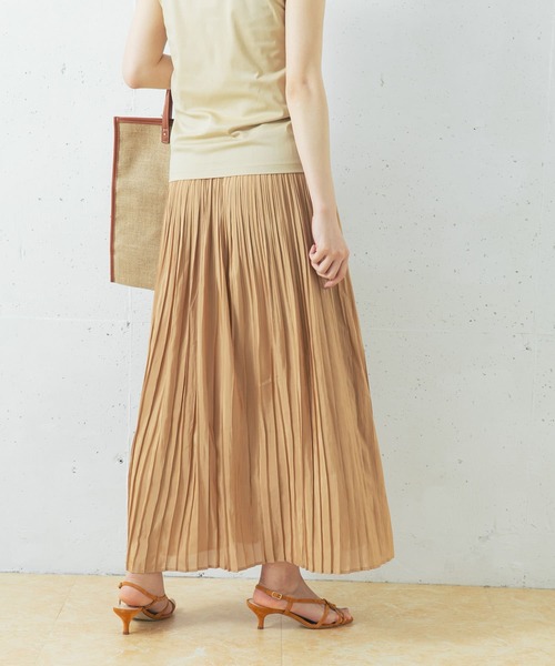 URBAN RESEARCH ROSSO(アーバンリサーチロッソ)の「シアープリーツスカート(スカート・レディース・オレンジ/グレー系その他/パープル系その他・FREE)」の5枚目の写真