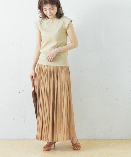 URBAN RESEARCH ROSSO(アーバンリサーチロッソ)の「シアープリーツスカート(スカート・レディース・オレンジ/グレー系その他/パープル系その他・FREE)」の6枚目の写真