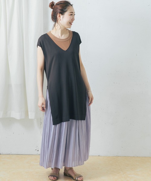 URBAN RESEARCH ROSSO(アーバンリサーチロッソ)の「シアープリーツスカート(スカート・レディース・オレンジ/グレー系その他/パープル系その他・FREE)」の18枚目の写真