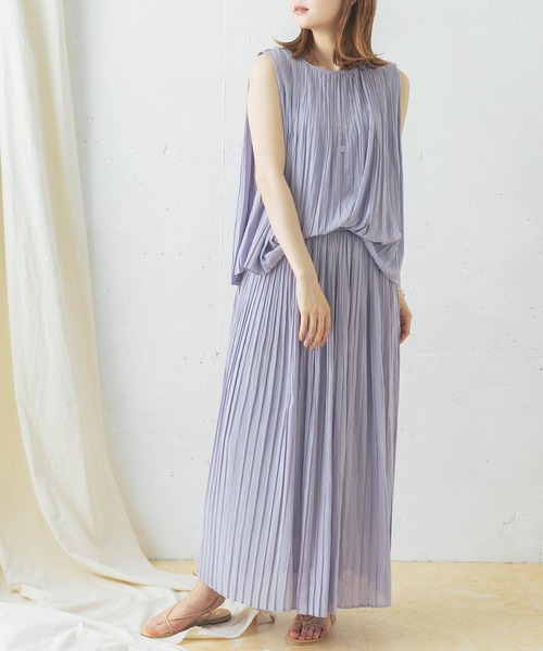 URBAN RESEARCH ROSSO(アーバンリサーチロッソ)の「シアープリーツスカート(スカート・レディース・オレンジ/グレー系その他/パープル系その他・FREE)」の20枚目の写真