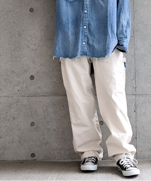 Lee(リー)の「Lee/リー デニム&カラーデニム ストレートペインターパンツ(その他パンツ・レディース・アイボリー/インディゴブルー・SMALL/MEDIUM)」の10枚目の写真