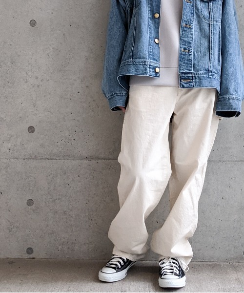 Lee(リー)の「Lee/リー デニム&カラーデニム ストレートペインターパンツ(その他パンツ・レディース・アイボリー/インディゴブルー・SMALL/MEDIUM)」の18枚目の写真