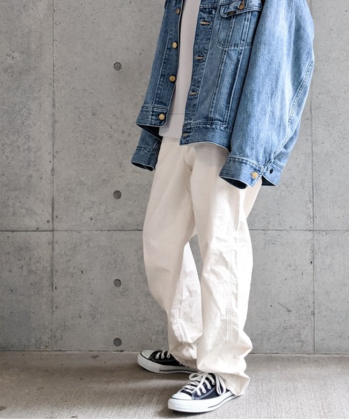 Lee(リー)の「Lee/リー デニム&カラーデニム ストレートペインターパンツ(その他パンツ・レディース・アイボリー/インディゴブルー・SMALL/MEDIUM)」の22枚目の写真
