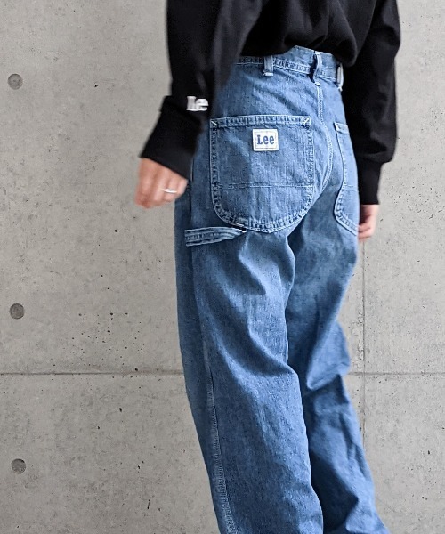 Lee(リー)の「Lee/リー デニム&カラーデニム ストレートペインターパンツ(その他パンツ・レディース・アイボリー/インディゴブルー・SMALL/MEDIUM)」の5枚目の写真