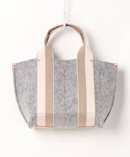SAC(サック)の「日本製オリジナルテープ 5mm厚フェルトハンドバッグ Happy&Sac(ハンドバッグ・レディース・ライトグレー/ブラウン/イエロー/グレー・FREE)」の10枚目の写真