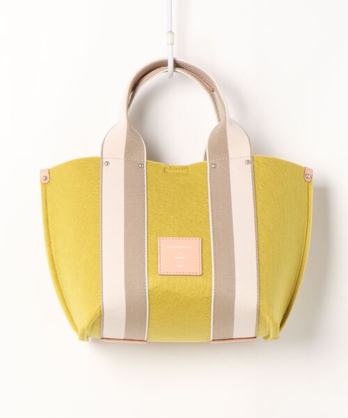 SAC(サック)の「日本製オリジナルテープ 5mm厚フェルトハンドバッグ Happy&Sac(ハンドバッグ・レディース・ライトグレー/ブラウン/イエロー/グレー・FREE)」の9枚目の写真