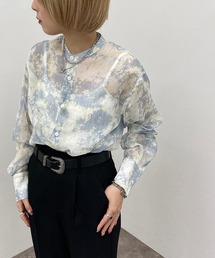 柄シアーシャツ 【ZOZOTOWN限定アイテム】