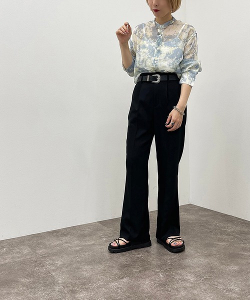 apres jour mignon(アプレジュールミニョン)の「柄シアーシャツ 【ZOZOTOWN限定アイテム】(シャツ/ブラウス・レディース・オフホワイト/その他・X-LARGE/フリー)」の11枚目の写真