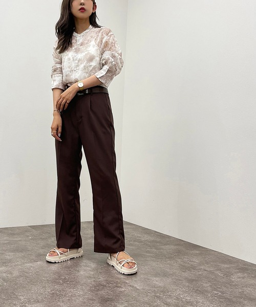 apres jour mignon(アプレジュールミニョン)の「柄シアーシャツ 【ZOZOTOWN限定アイテム】(シャツ/ブラウス・レディース・オフホワイト/その他・X-LARGE/フリー)」の17枚目の写真