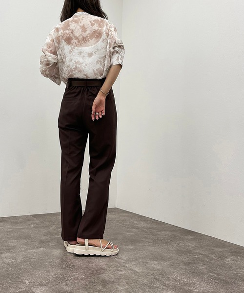 apres jour mignon(アプレジュールミニョン)の「柄シアーシャツ 【ZOZOTOWN限定アイテム】(シャツ/ブラウス・レディース・オフホワイト/その他・X-LARGE/フリー)」の19枚目の写真