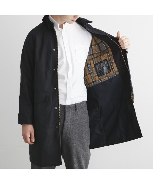 Barbour（バブアー）の「NEW BURGHLEY JACKET WAXED COTTON（ステン