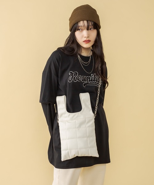 RASVOA(ラスボア)の「3WAYキルティングバッグ(トートバッグ・レディース・オフホワイト/ブラック・FREE)」の11枚目の写真